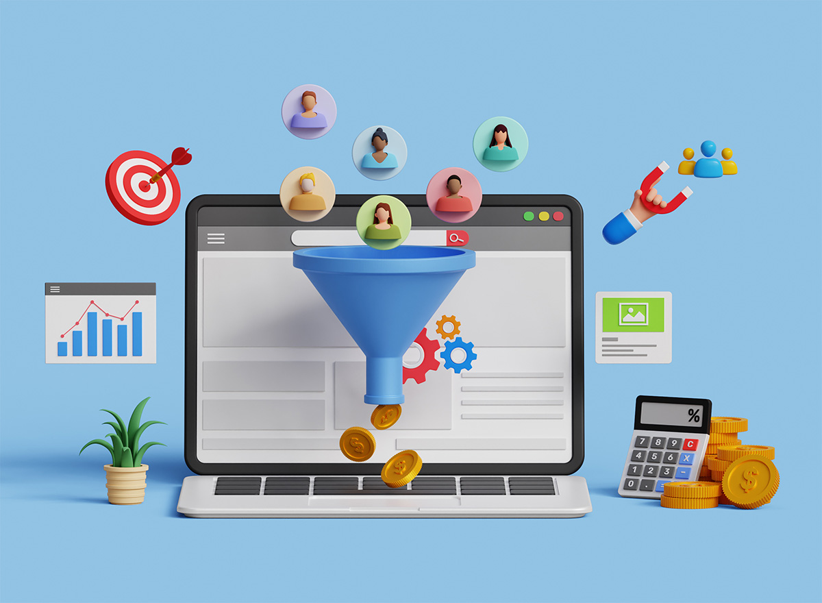 Professionelle Funnelseite